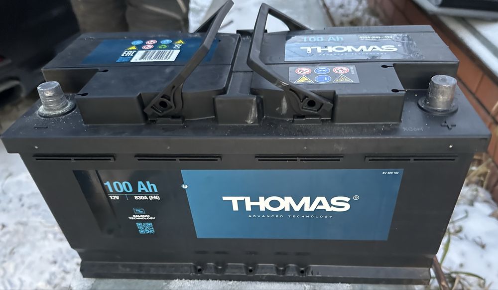Аккумулятор автомобильный Thomas 100 Ач /830А