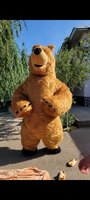 Urs gonflabil mascota gonflabila masha panda polar, maro, rose red