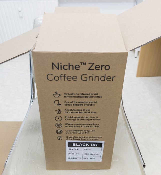 Niche Zero Кафемелачка + Laube Mod + Аксесооари - Черна