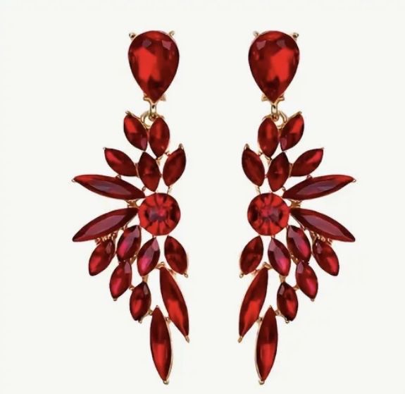 Луксозни елегантни обици налични в два цвята