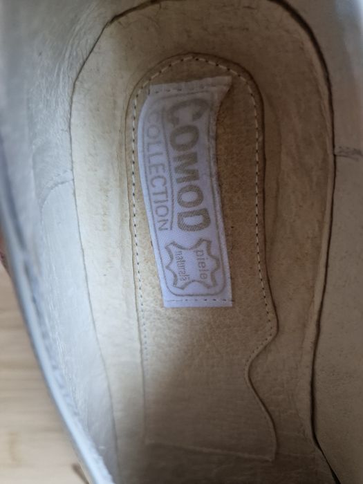 Pantofi eleganți bărbați, piele naturală (crem/bej) - Comod Collection