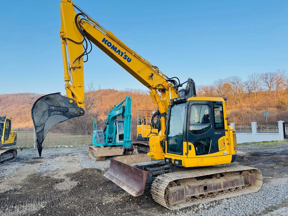 Excavator pe senile cu lama Komatsu PC 138, an 2008, 15 tone, 1x cupa