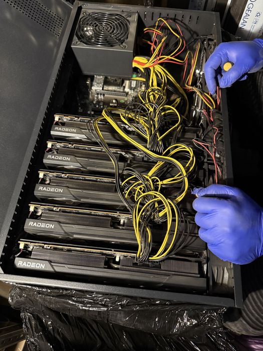 sistem minare crypto - mining rig