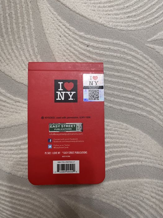 Мини-блокнот из Нью Йорка