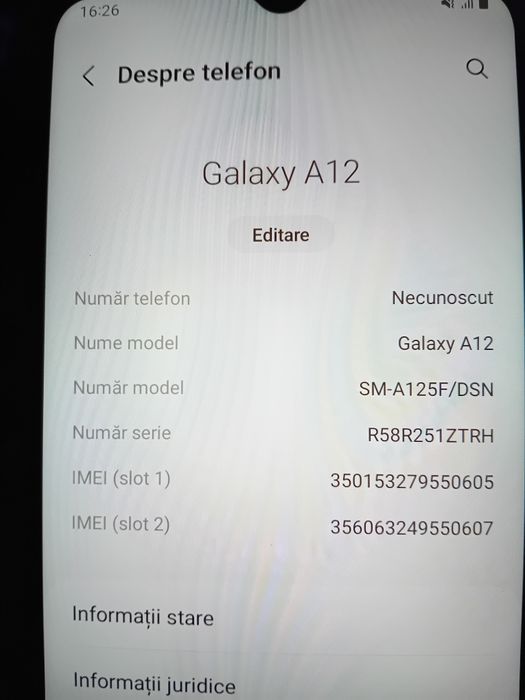 Samsung galaxy A12