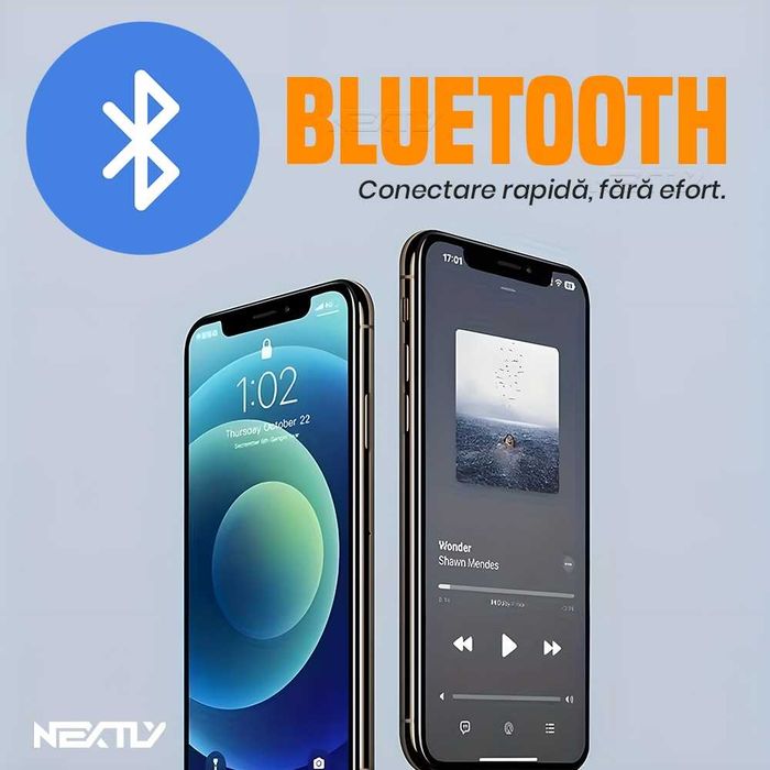 Sistem de comunicare moto Intercom, Bluetooth V5.3, voce/microfon HD, asistent vocal, redare muzica/apeluri, IPX6 Waterproof, reducere zgomot