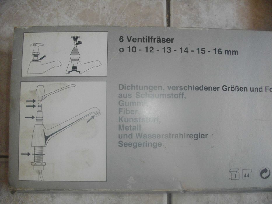 Ремонтен К-т ВиК Смесител Винтонарезка VIRAX Глава Резбонарезна 2 Цола