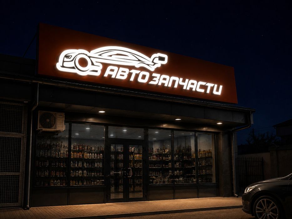 Рекламный щит для магазина