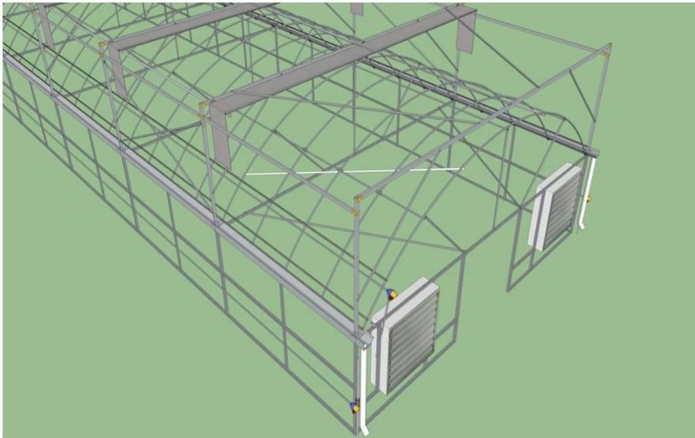 Нов Автоматизиран Оранжериен Комплекс 3 x (8x40 м) – 960 кв.м | Cooling Pads | Автоматично Управление