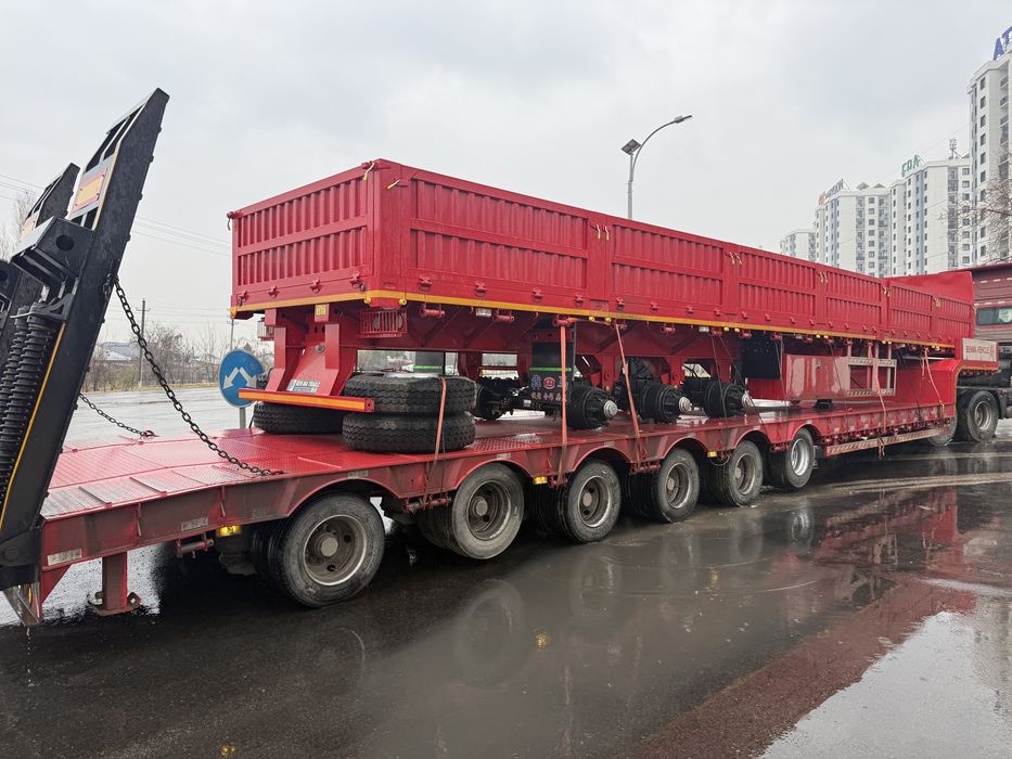 13/14+7 m universal pritsept универсальный прицеп контейнеравоз