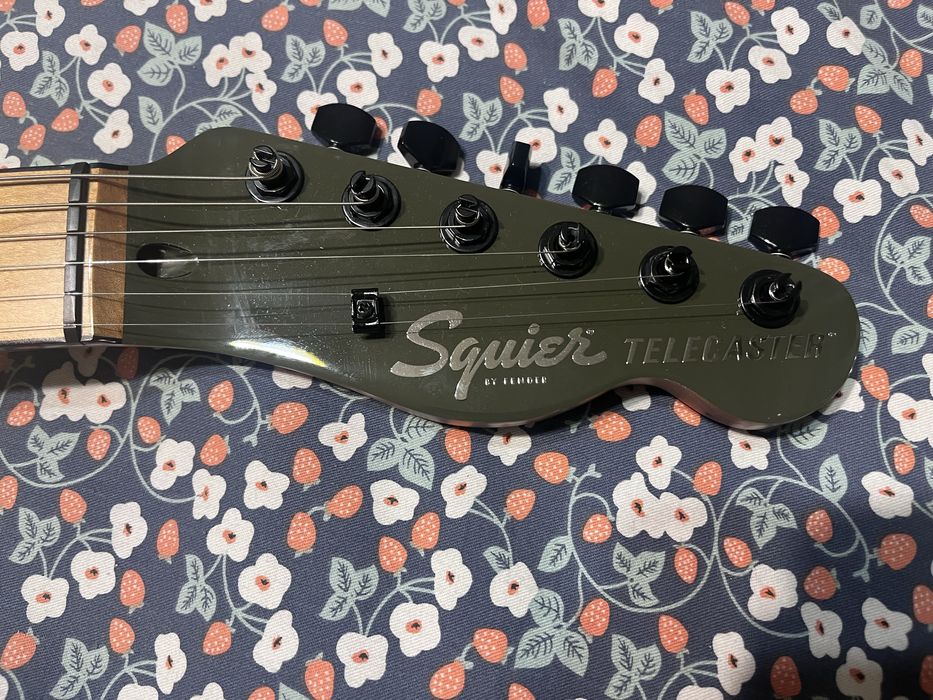 Squier contemporary olive green telecaster HR