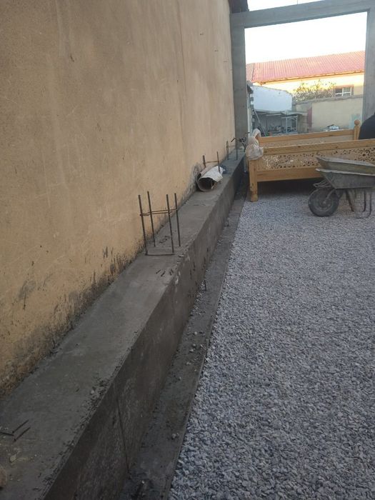 Нолдан участка курамиз битон куйиш гишт триш шлакаблок ишларни киламиз