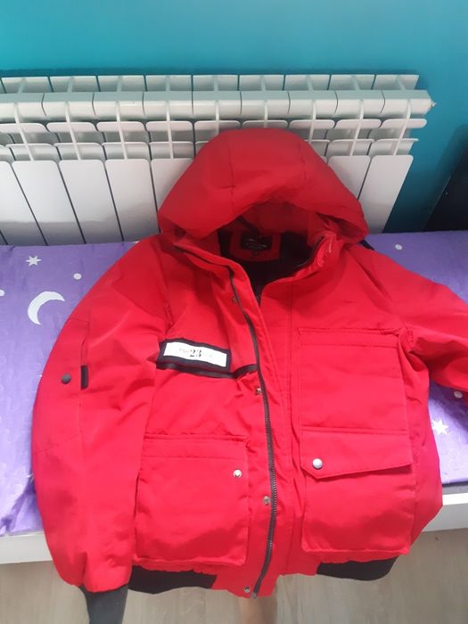 Шапка ушанка, лыжный костюм, детская куртка