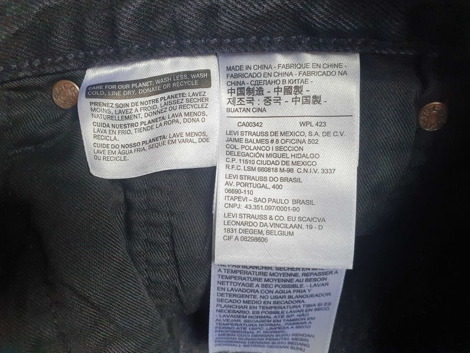 Blugi LEVI'S 501 ST by Justin Timberlake - Marime W31 L32 (Talie 82 cm