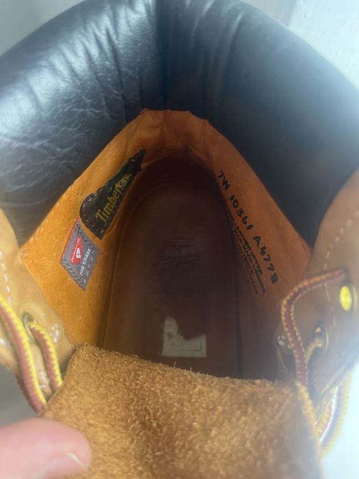 ботинок натуральный нубук Timberlanb размер 37