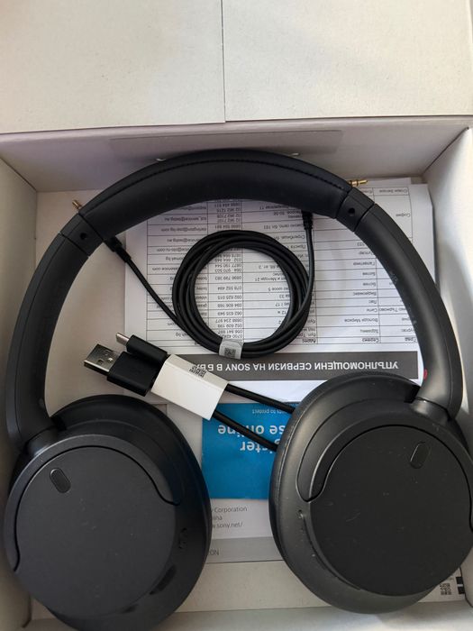 Продавам чисто нови слушалки комплект SONY WH-CH720