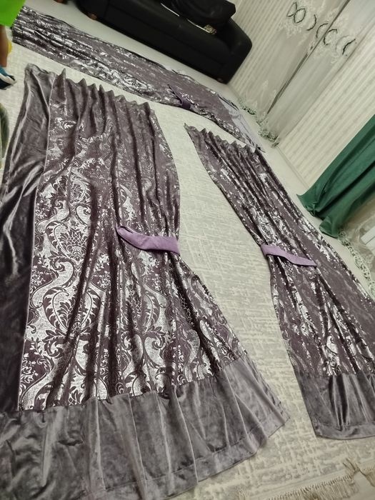 Шторы комплект, портьеры