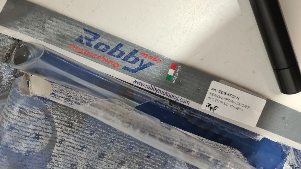 Semighidoane ghidon 57 58 mm , clip-on  noi Robbymoto Ducati Panigale