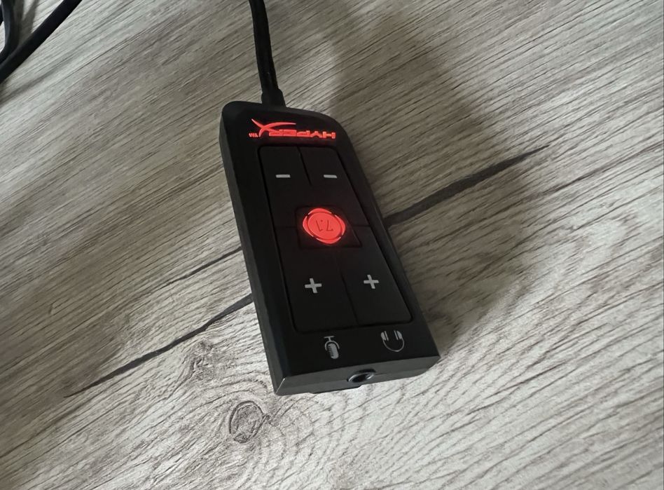 Placa de sunet USB HyperXTM Cloud Virtual 7.1 Surround Sound