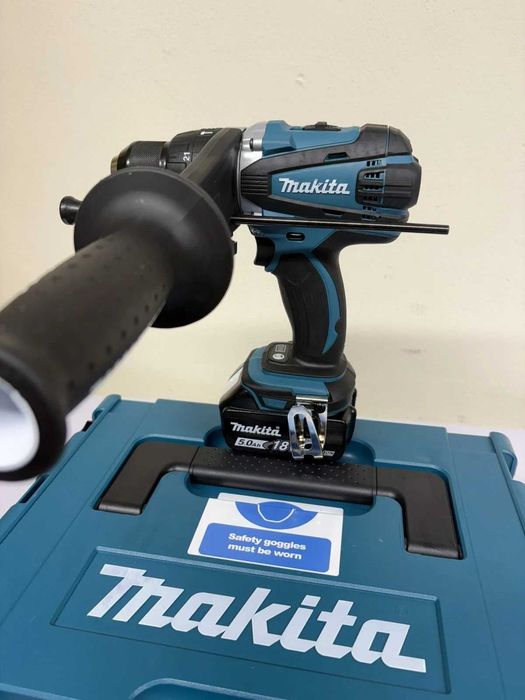 Акумулаторен ударен винтоверт/бормашина Makita DHP458