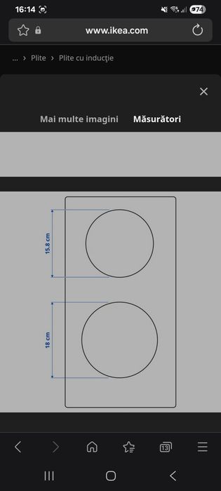 Plita inductie Ikea Tillreda