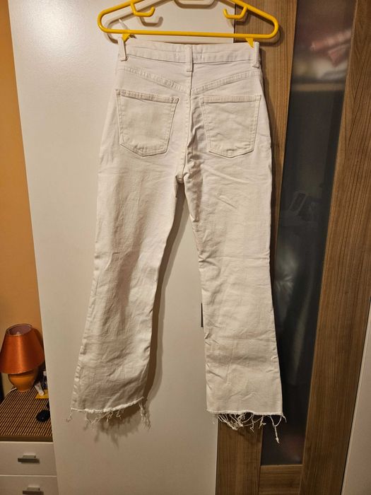 Blugi albi lungi fete, Zara, marime 32