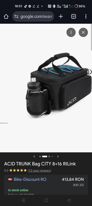 Geanta Acid original bicicleta