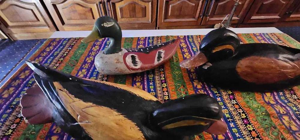 decoy momeala atrape rate din lemn vanatoare