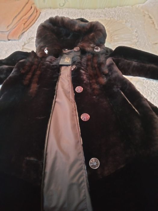 Шуба Мутон размер 44