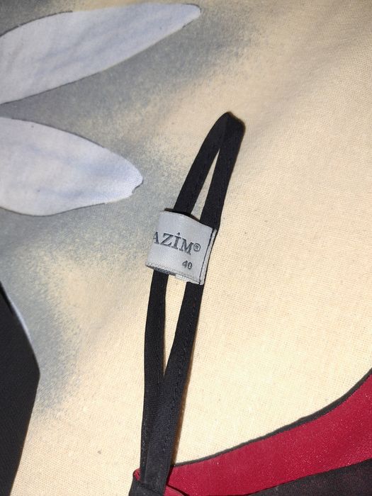 Официална рокля черно и червено