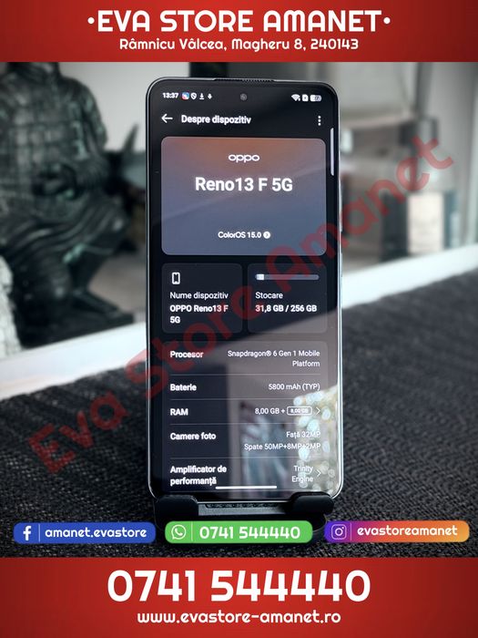 OPPO Reno 13 F 5G Graphite Grey 256GB 8GB RAM Dual SIM