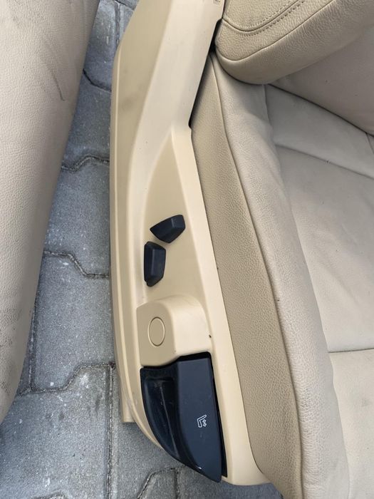 Кожен салон за BMW X 5/ e70 / електрически бежов цвят перфектен