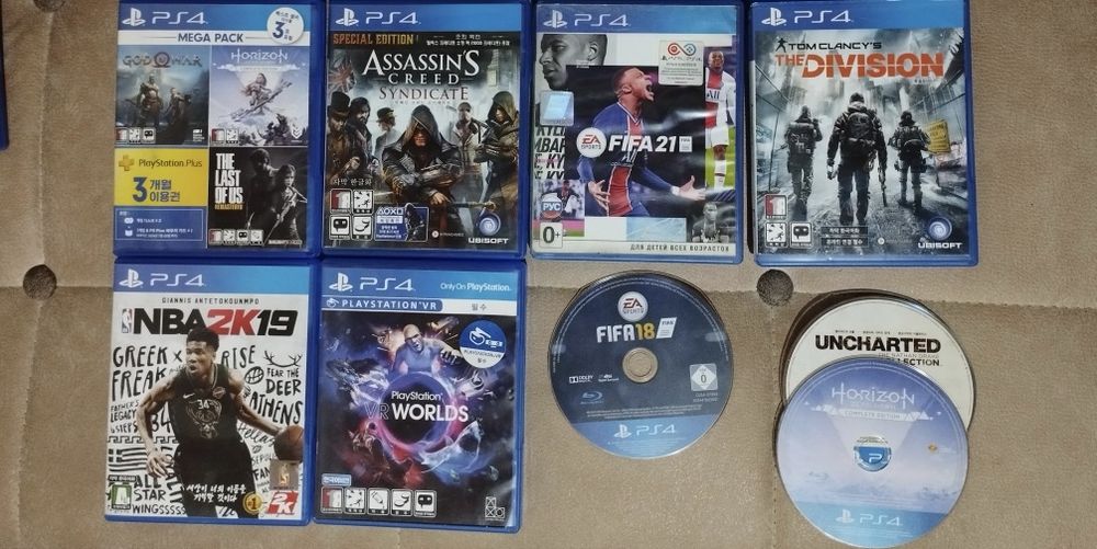 Оригинальные диски для PS4