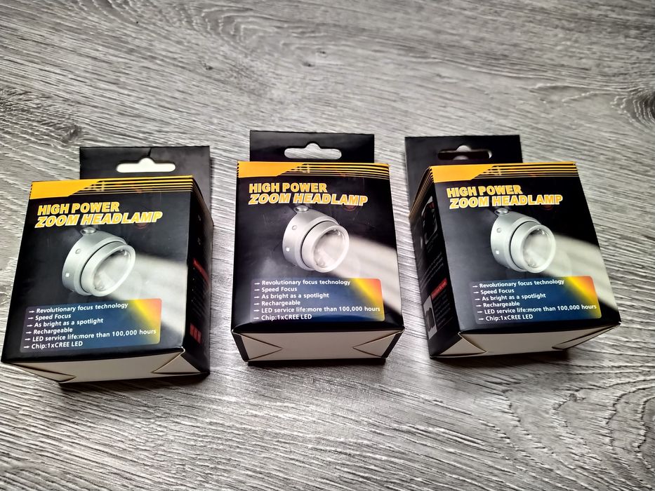 Lanterna Frontala Pescuit si Vanatoare Cu Reglaj Intensitate, nou!