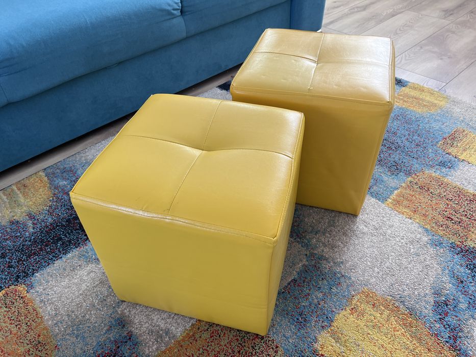 Set Living (canapea extensibila+măsuță+covor+taburet)