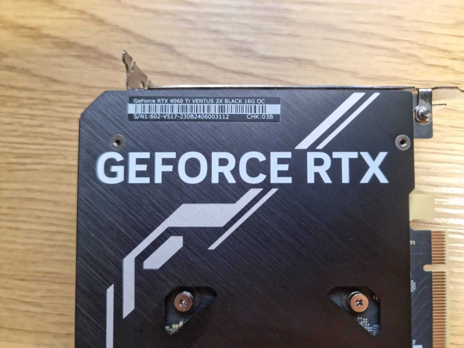 NVIDIA RTX 4060 Ti 16GB GDDR6 - MSI Ventus