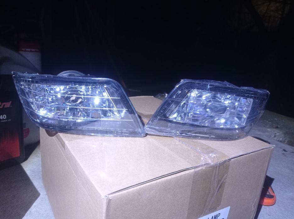 Чайзер 100 рестайлинг туманки в бампер, chaser 100