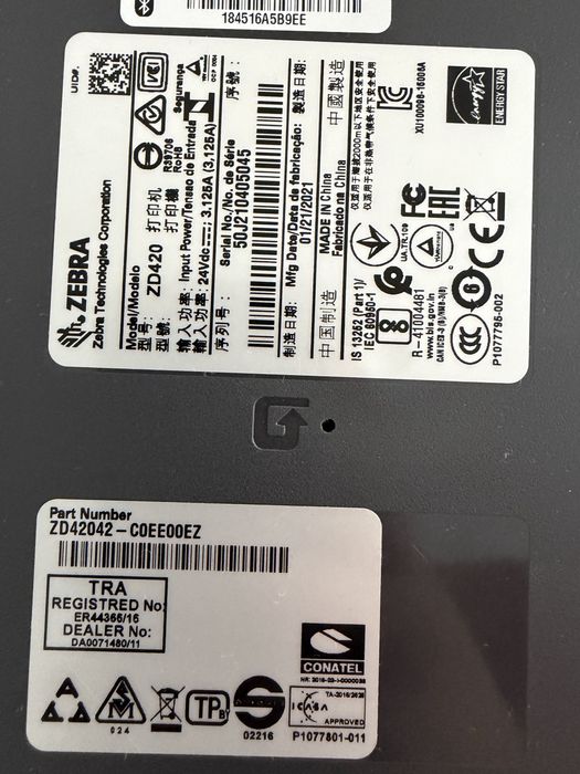 Imprimantă etichete Zebra ZD420 – Bluetooth – ca nouă + consumabile