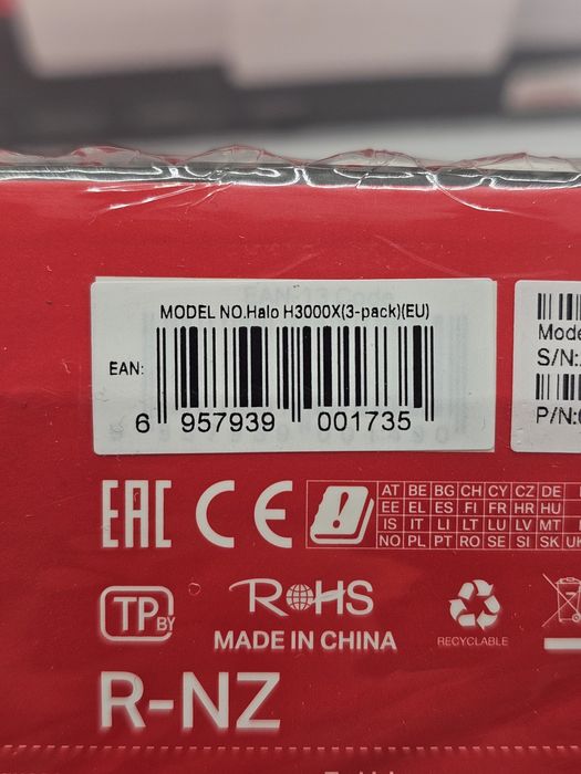 Mercusys TP-Link Halo H3000X (pachet de 3) WiFi 6 Mesh AX3000Mbps