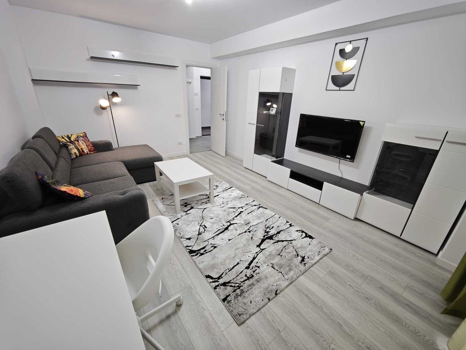 De închiriat garsonieră premium  – 55 mp, bloc nou, loc de parcare acoperit, 5 min metrou Anghel Saligny, 500 euro