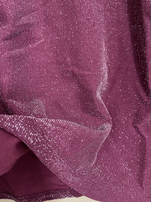 Bluza rosie roz fir metalic stralucitor