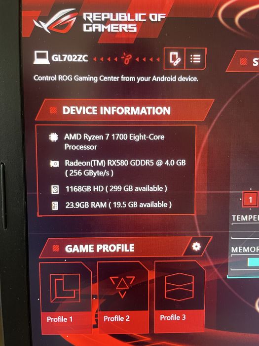 Asus Rog Strix Republic of Gamers