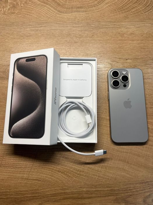 iPhone 15 Pro Natural Titanium