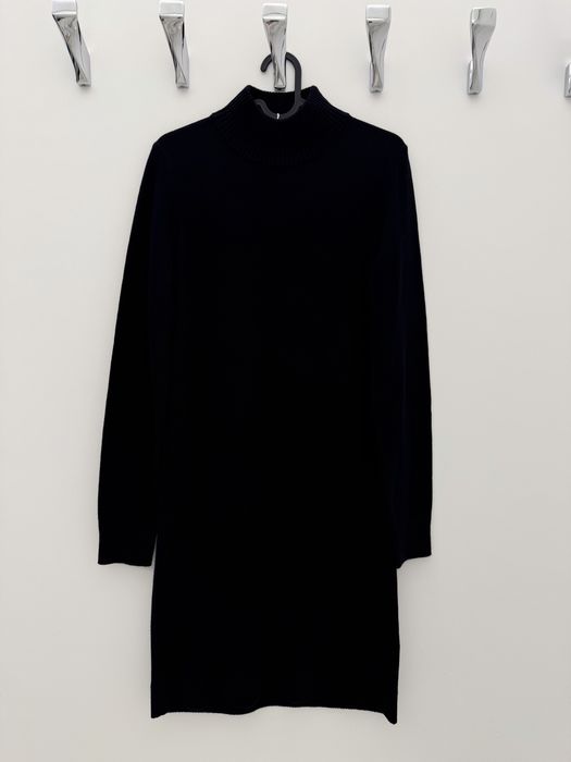 Пуловер-рокля HUGO BOSS вълна памук