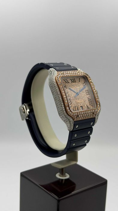 Cartier WSSA0018, Santos large, oțel, 2025, 10000€ unisex.