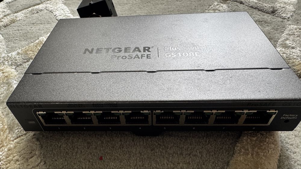 Netgear prosafe plus gs108e managed switch audiofil