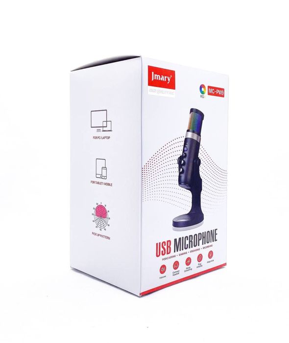 USB-микрофон JMARY MC PW / Доставка 24/7