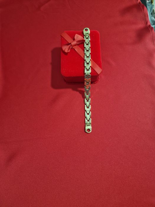 Bratara din aur alb si galben, 18k, 25 gr