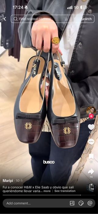 Papuci elie saab x hm 37