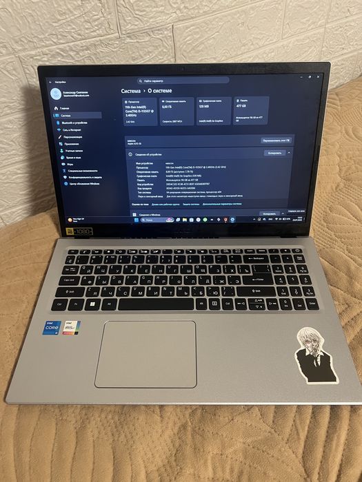 Ноутбук ASER (aspire a315-58)